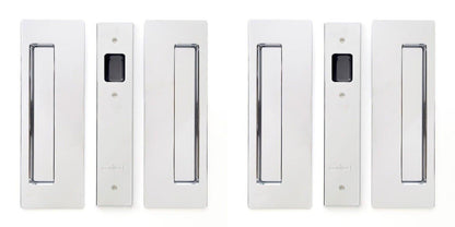 Cavilock 1 3/4" Non Magnetic Non Latching Passage Pocket Door Lock