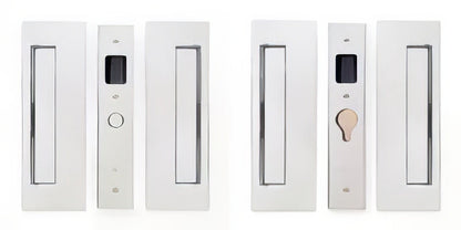 Cavilock 1 3/8" Double Door Magnetic Latching Passage Lock Set Pocket Door Lock.