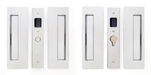 Cavilock 1 3/8" Double Door Magnetic Latching Passage Lock Set Pocket Door Lock.