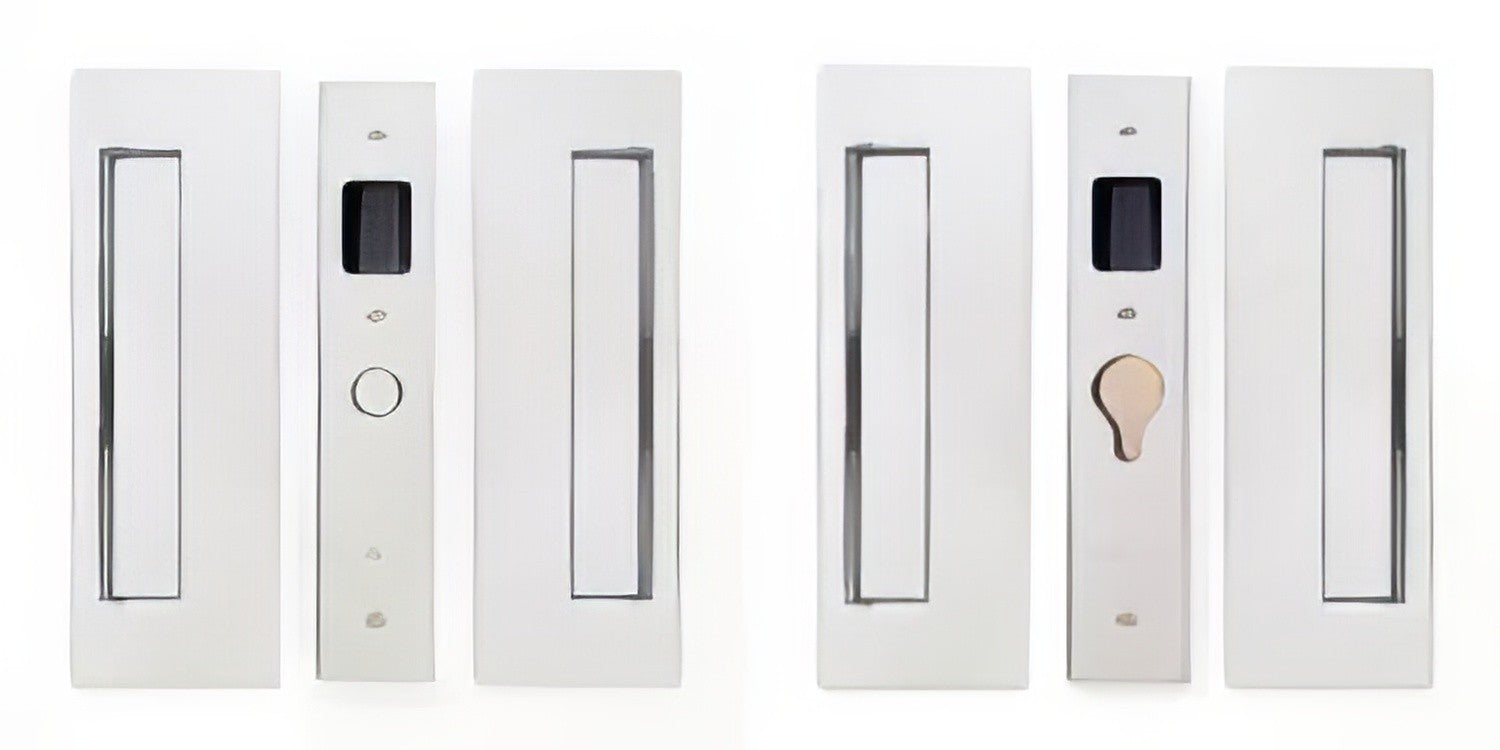 Cavilock 1 3/4" Double Door Magnetic Latching Passage Lock Set Pocket Door Lock.