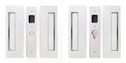 Cavilock 1 3/4" Double Door Magnetic Latching Passage Lock Set Pocket Door Lock.