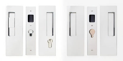 Cavilock 1 3/8" Double Door Snib/Key Key Locking Lock Set Pocket Door Lock