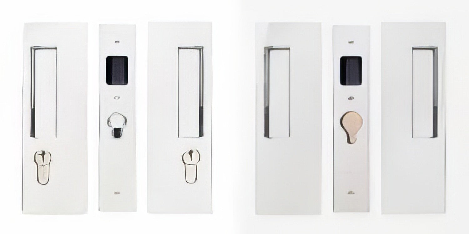 Cavilock 1 3/8" Double Door Key/Key Key Locking Lock Set Pocket Door Lock.
