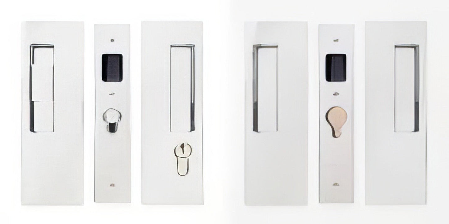 Cavilock 1 3/4" Double Door Snib/Key Key Locking Lock Set Pocket Door Lock.