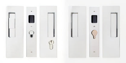 Cavilock 1 3/4" Double Door Snib/Key Key Locking Lock Set Pocket Door Lock.