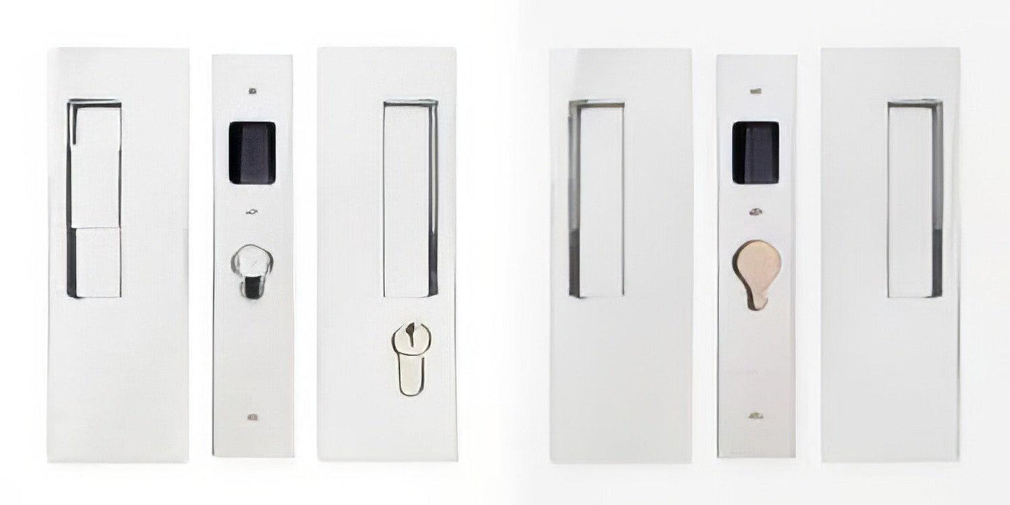 Cavilock 1 3/4" Double Door Snib/Key Key Locking Lock Set Pocket Door Lock.