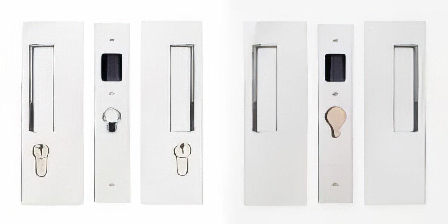Cavilock 1 3/4" Double Door Key/Key Key Locking Lock Set Pocket Door Lock.
