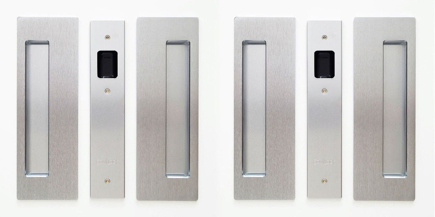 Cavilock 1 3/8" Non Magnetic Non Latching Passage Pocket Door Lock
