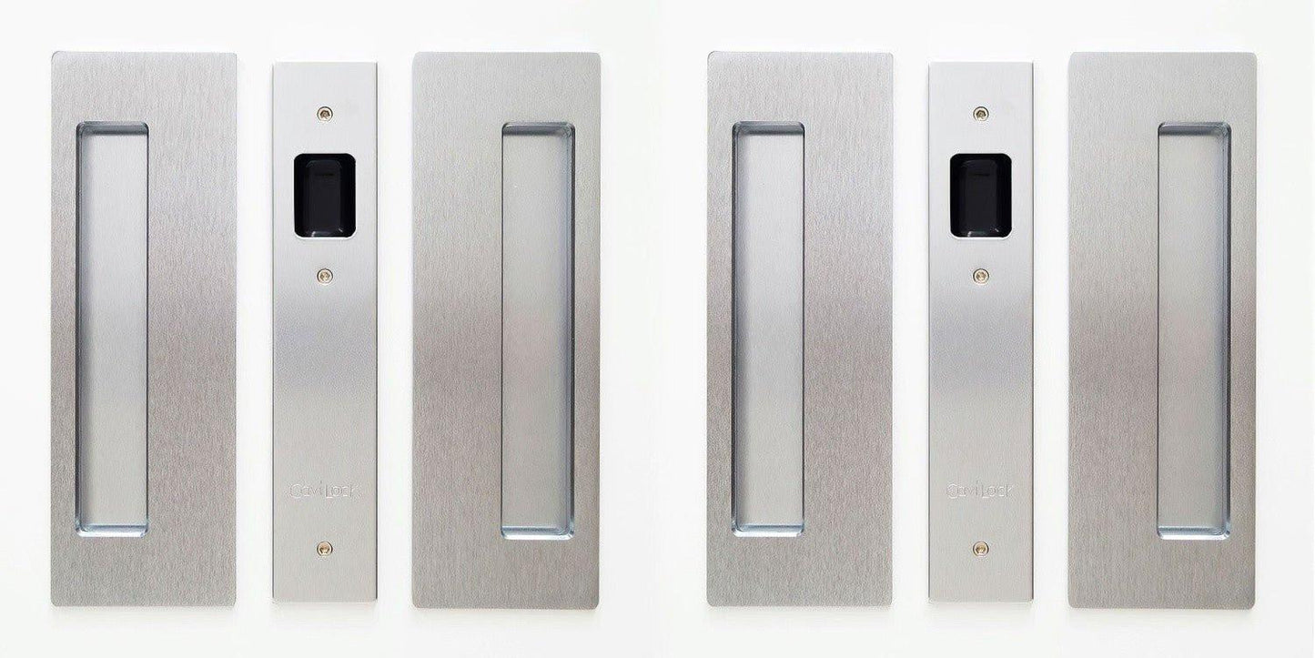 Cavilock 1 3/4" Non Magnetic Non Latching Passage Pocket Door Lock
