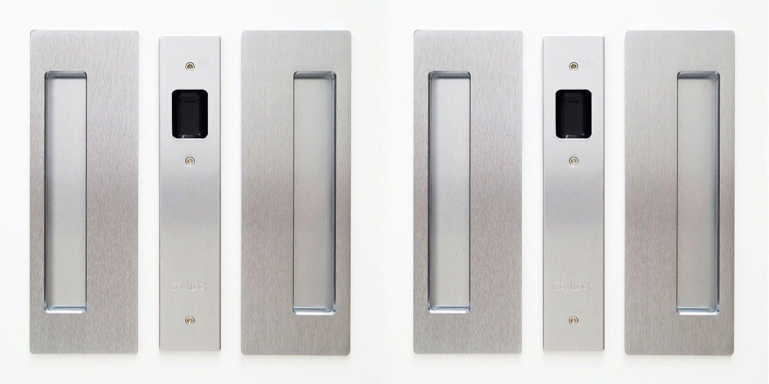 Cavilock 1 3/4" Non Magnetic Non Latching Passage Pocket Door Lock