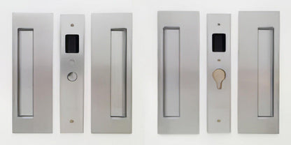 Cavilock 1 3/8" Double Door Magnetic Latching Passage Lock Set Pocket Door Lock.