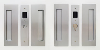 Cavilock 1 3/4" Double Door Magnetic Latching Passage Lock Set Pocket Door Lock.