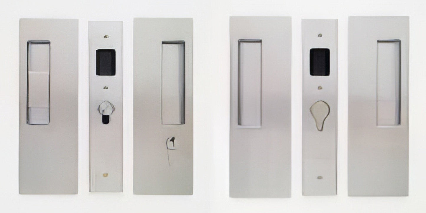 Cavilock 1 3/8" Double Door Snib/Key Key Locking Lock Set Pocket Door Lock.