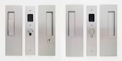 Cavilock 1 3/8" Double Door Snib/Key Key Locking Lock Set Pocket Door Lock