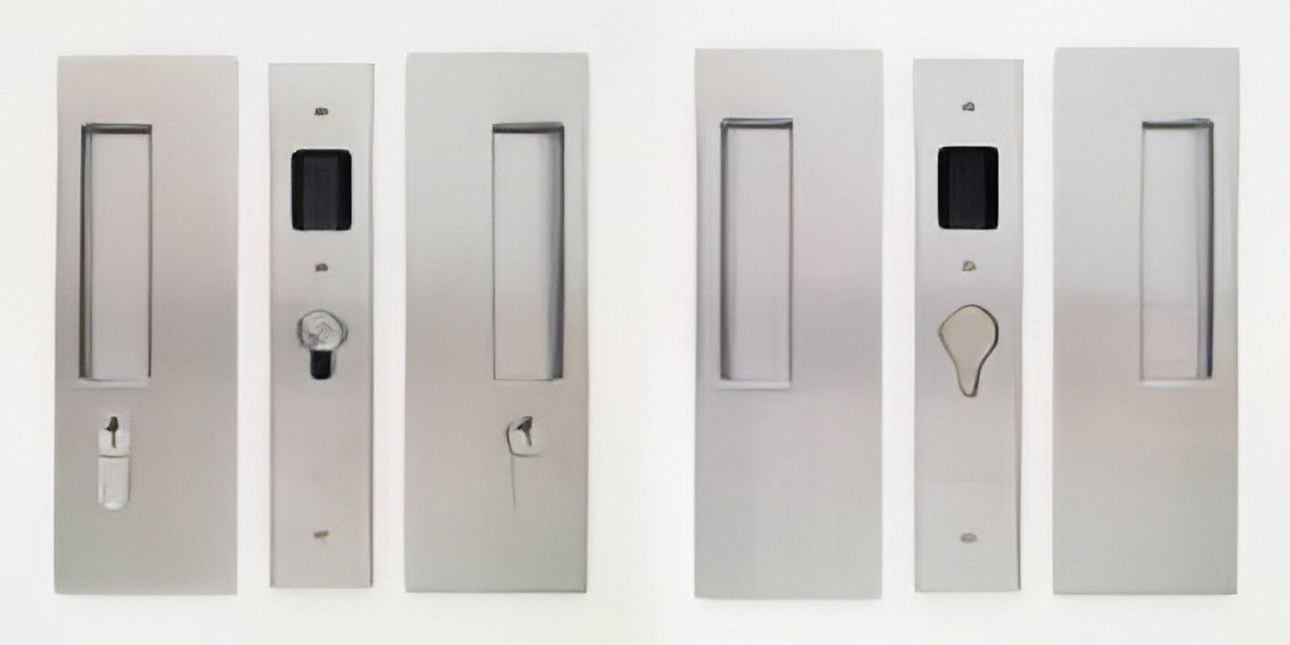Cavilock 1 3/8" Double Door Key/Key Key Locking Lock Set Pocket Door Lock.