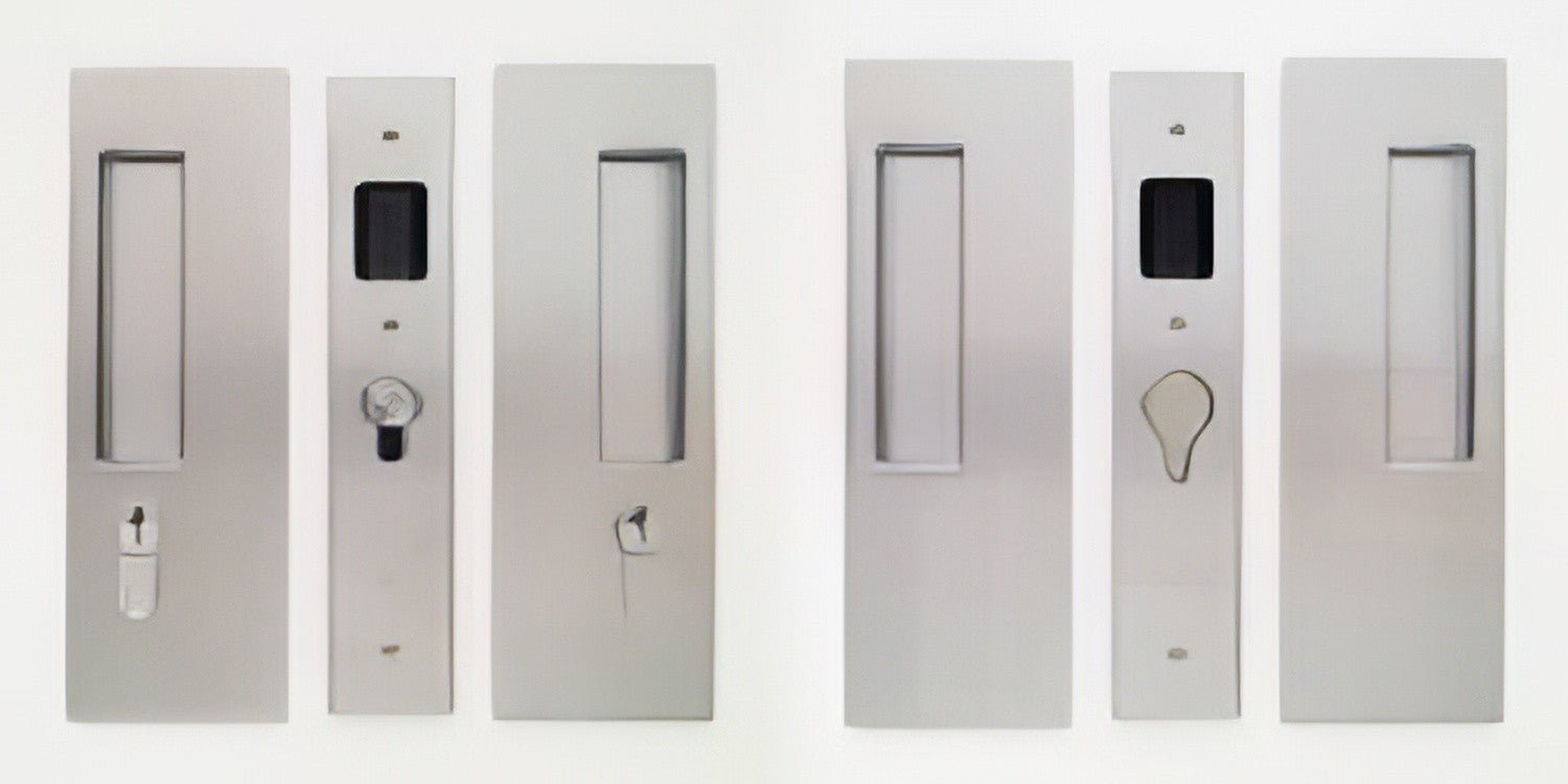 Cavilock 1 3/8" Double Door Key/Key Key Locking Lock Set Pocket Door Lock.