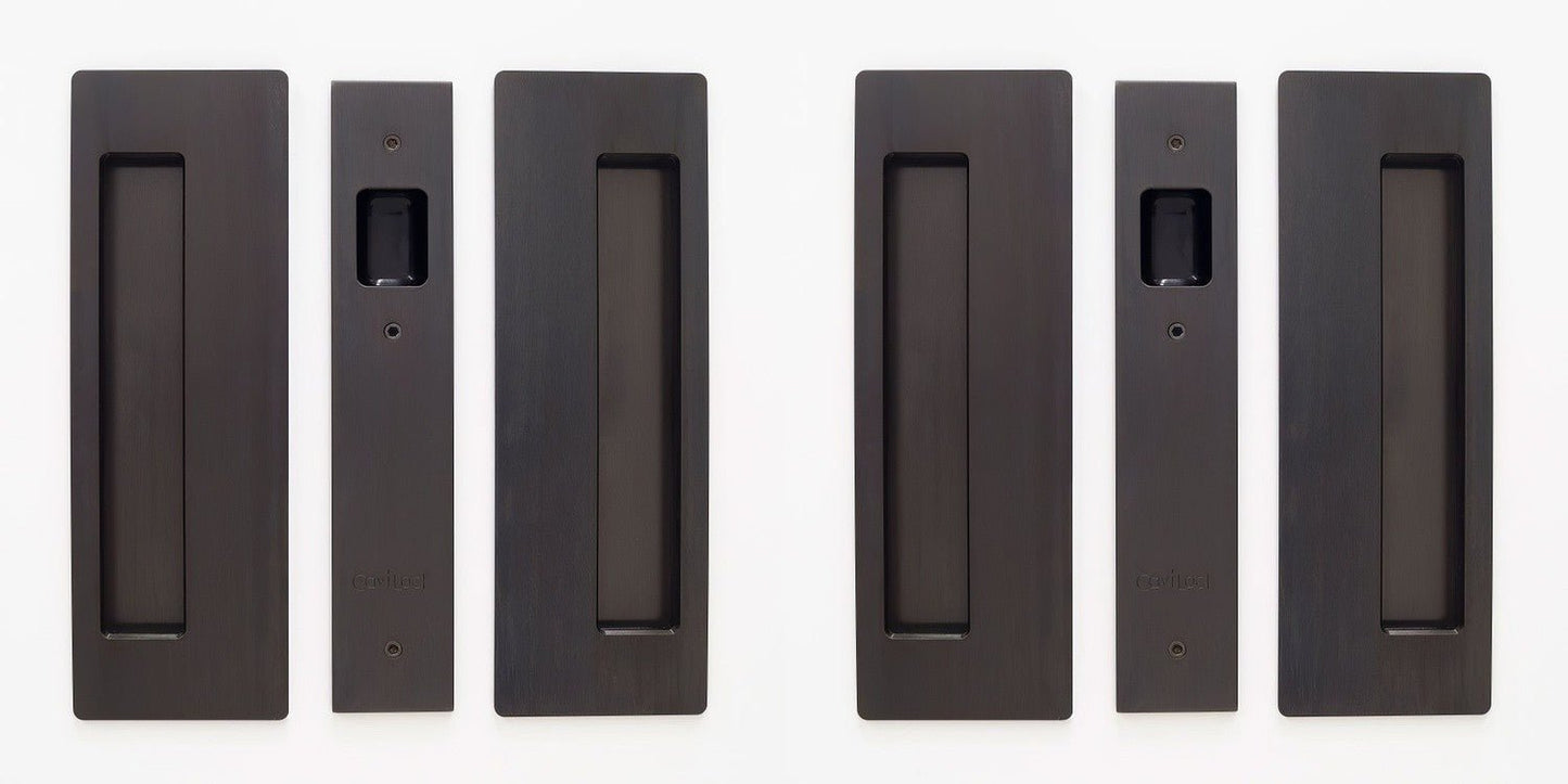 Cavilock 1 3/8" Non Magnetic Non Latching Passage Pocket Door Lock