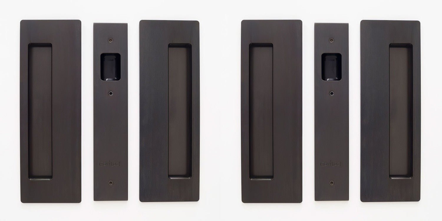 Cavilock 1 3/8" Non Magnetic Non Latching Passage Pocket Door Lock