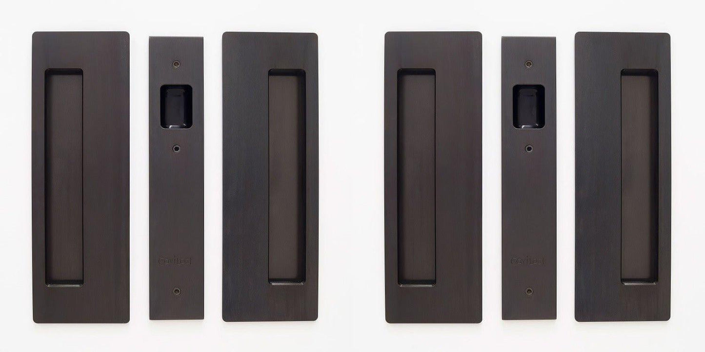 Cavilock 1 3/4" Non Magnetic Non Latching Passage Pocket Door Lock