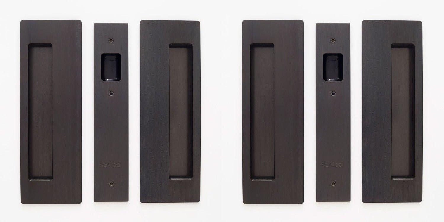 Cavilock 1 3/4" Non Magnetic Non Latching Passage Pocket Door Lock