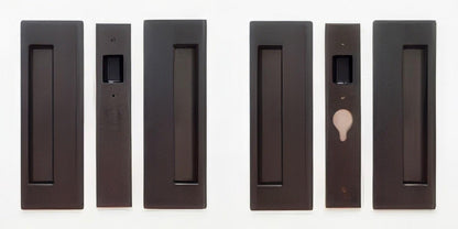 Cavilock 1 3/4" Double Door Magnetic Latching Passage Lock Set Pocket Door Lock.