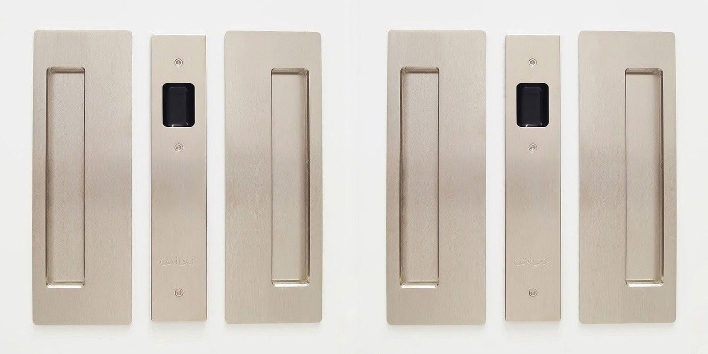 Cavilock 1 3/4" Non Magnetic Non Latching Passage Pocket Door Lock