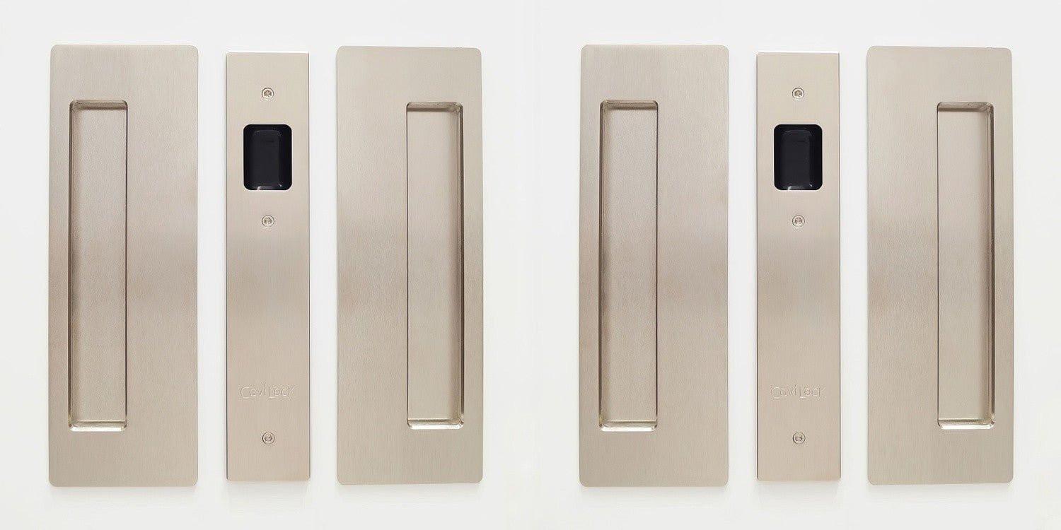 Cavilock 1 3/4" Non Magnetic Non Latching Passage Pocket Door Lock
