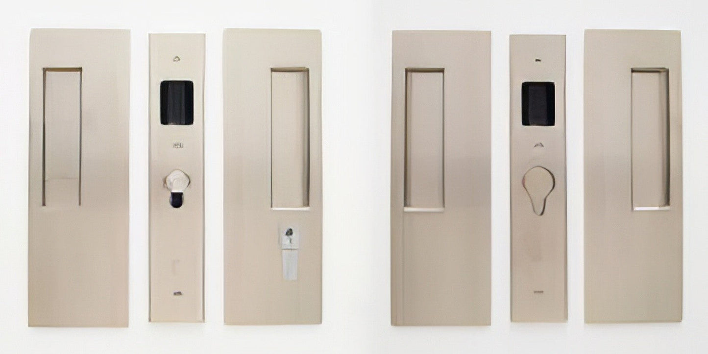 Cavilock 1 3/8" Double Door Snib/Key Key Locking Lock Set Pocket Door Lock.