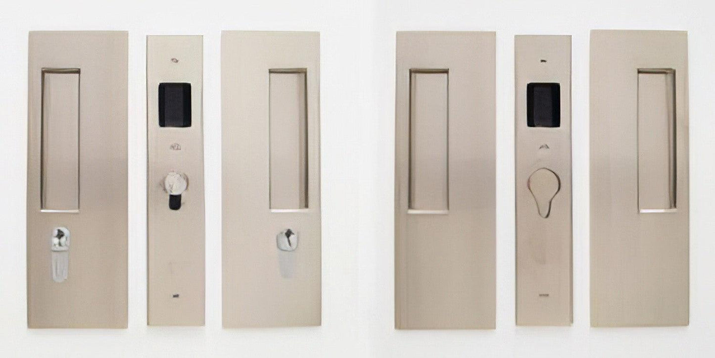 Cavilock 1 3/4" Double Door Key/Key Key Locking Lock Set Pocket Door Lock.