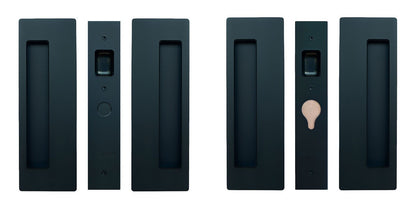 Cavilock 1 3/8" Double Door Magnetic Latching Passage Lock Set Pocket Door Lock.