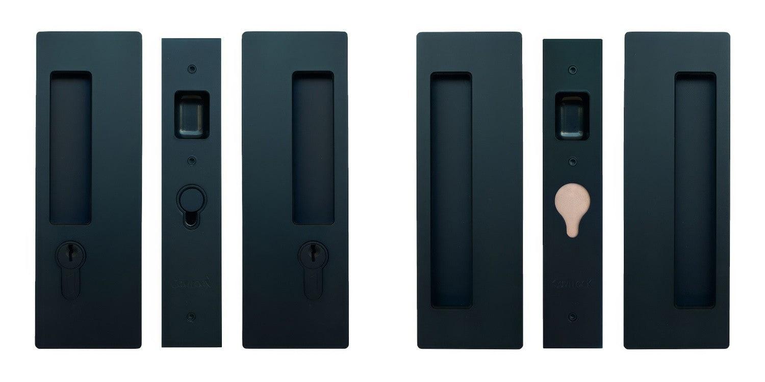 Cavilock 1 3/8" Double Door Key/Key Key Locking Lock Set Pocket Door Lock.