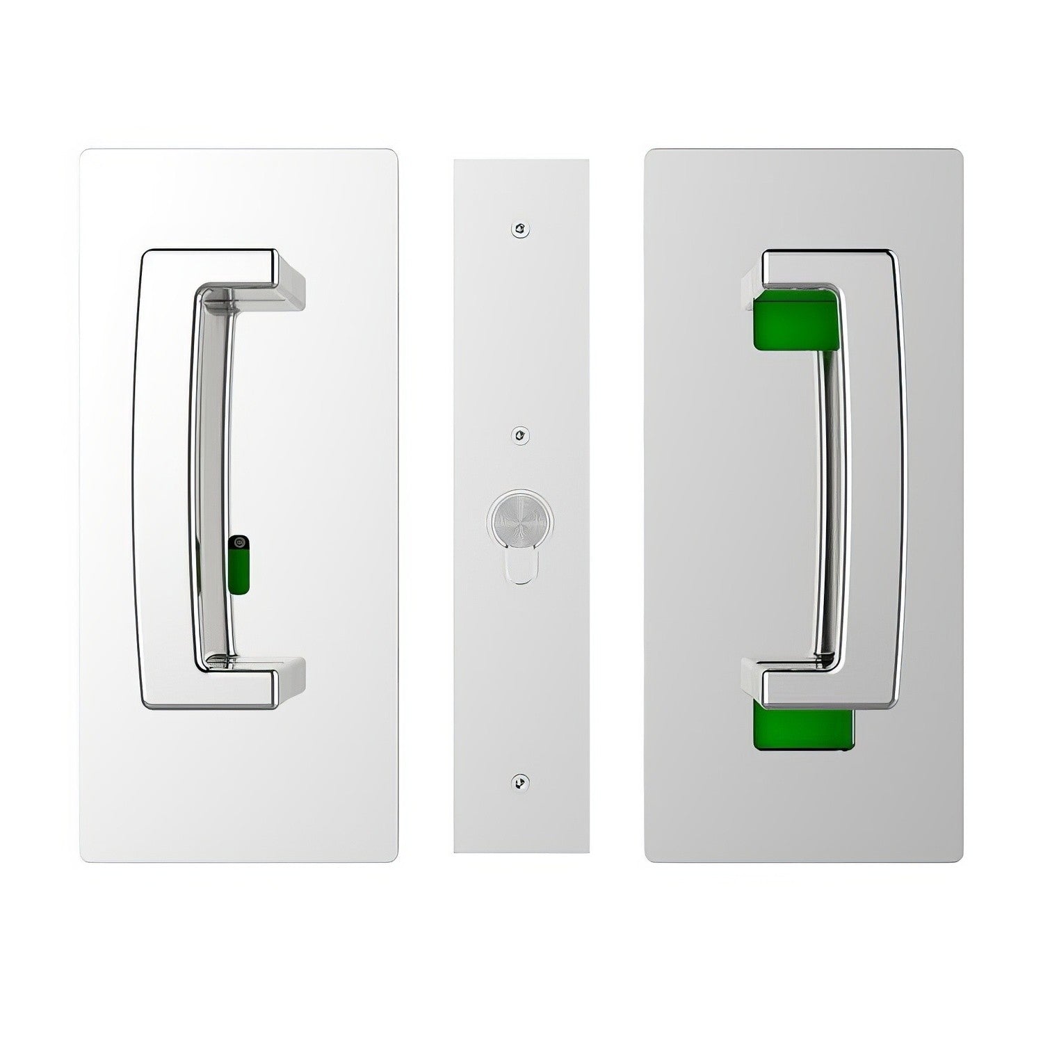 Cavilock CL406B033 ADA Privacy Pocket Door Set with Right Handed Snib for 1-3/4" Doors