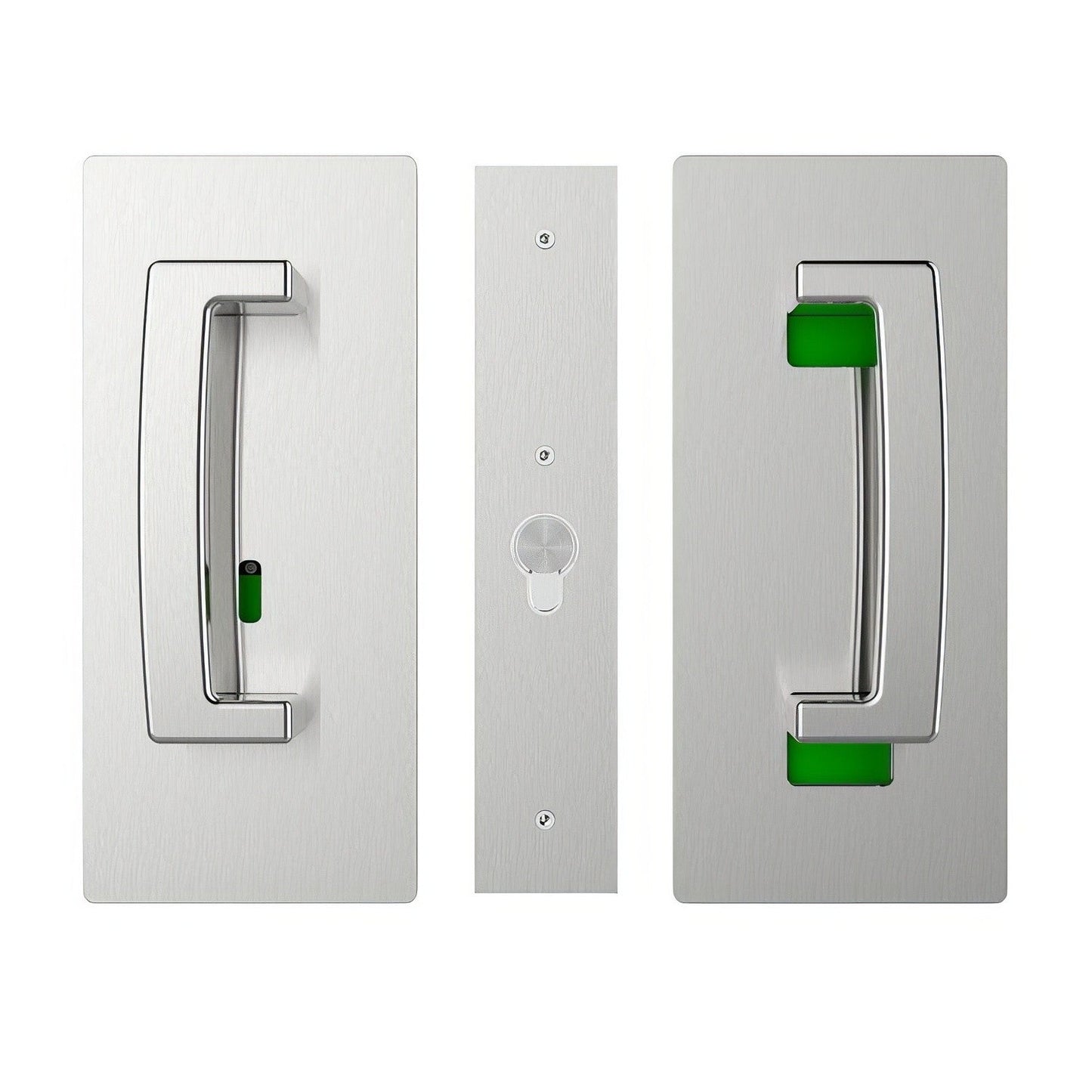 Cavilock CL406B028 ADA Privacy Pocket Door Set with Right Handed Snib for 1-3/8" Doors