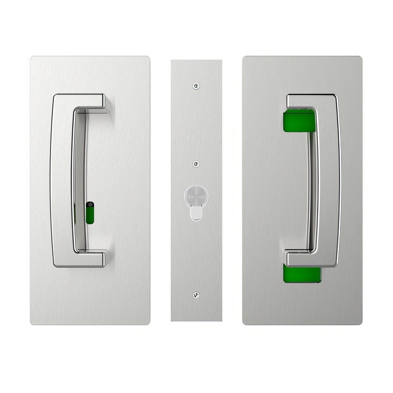 Cavilock CL406B028 ADA Privacy Pocket Door Set with Right Handed Snib for 1-3/8" Doors