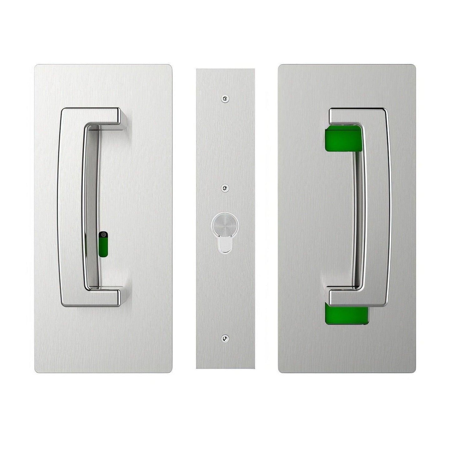 Cavilock CL406B033 ADA Privacy Pocket Door Set with Right Handed Snib for 1-3/4" Doors