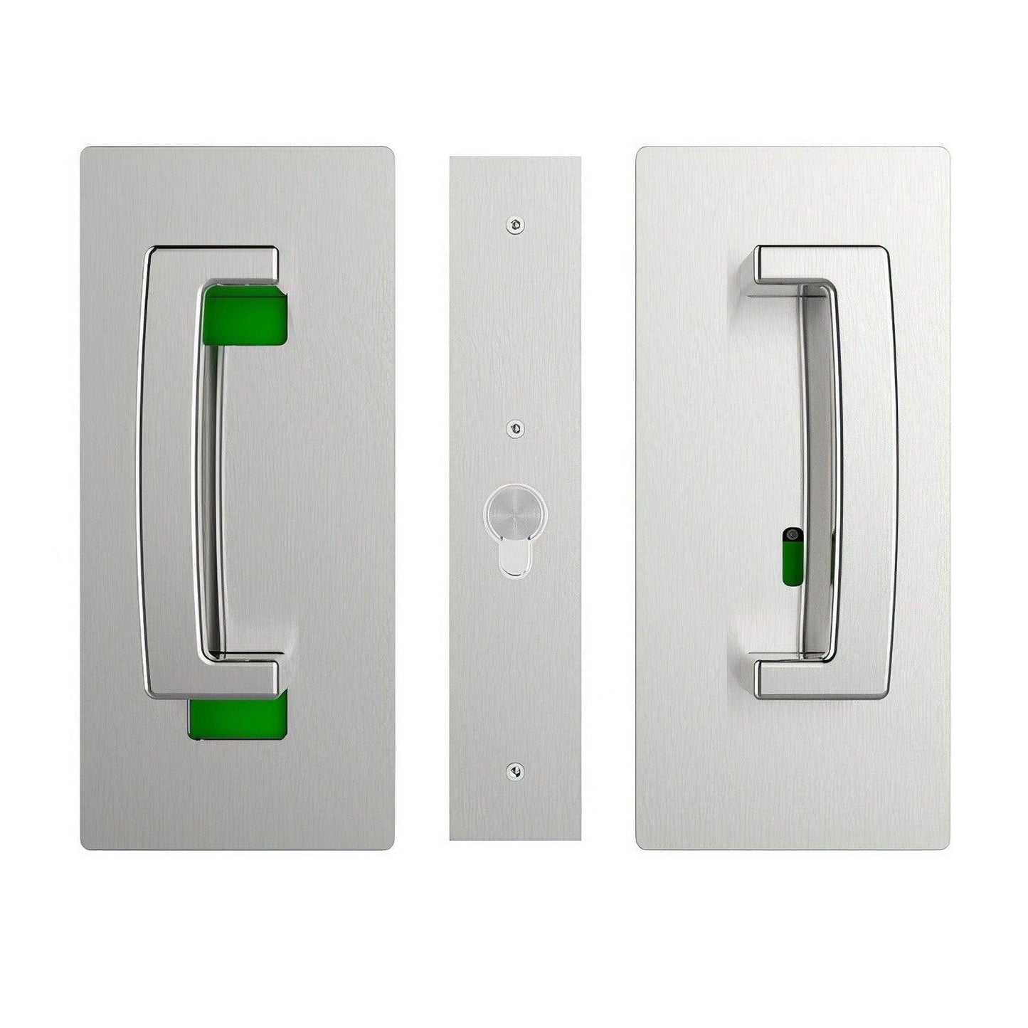 Cavilock CL406B034 ADA Privacy Pocket Door Set with Left Handed Snib for 1-3/4" Doors