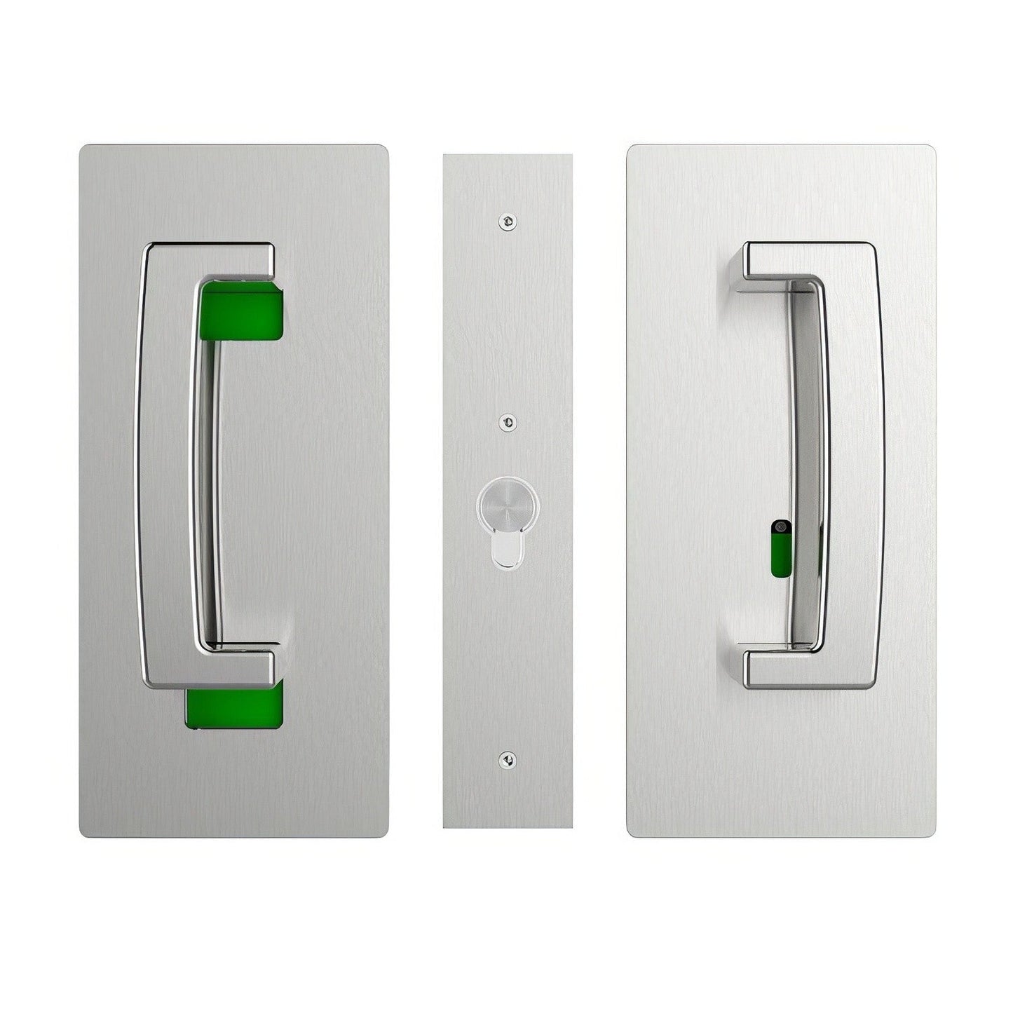 Cavilock CL406B034 ADA Privacy Pocket Door Set with Left Handed Snib for 1-3/4" Doors