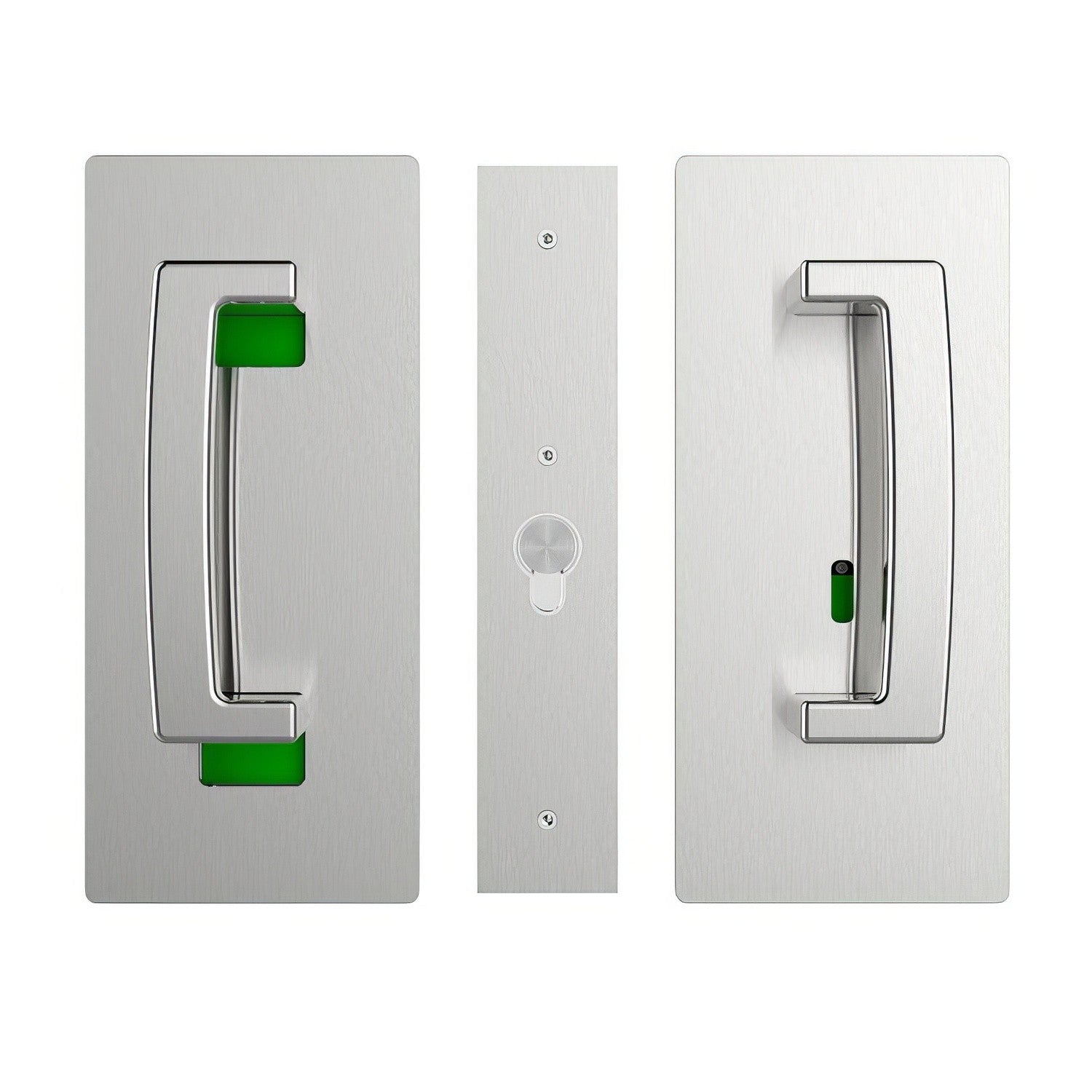 Cavilock CL406B034 ADA Privacy Pocket Door Set with Left Handed Snib for 1-3/4" Doors