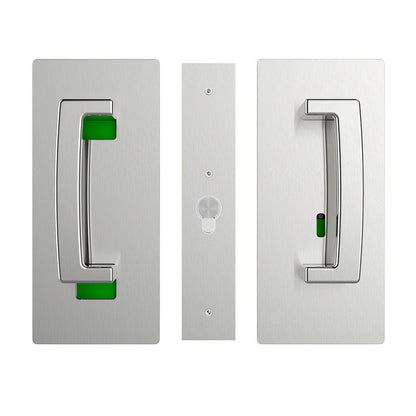 Cavilock CL406B034 ADA Privacy Pocket Door Set with Left Handed Snib for 1-3/4" Doors