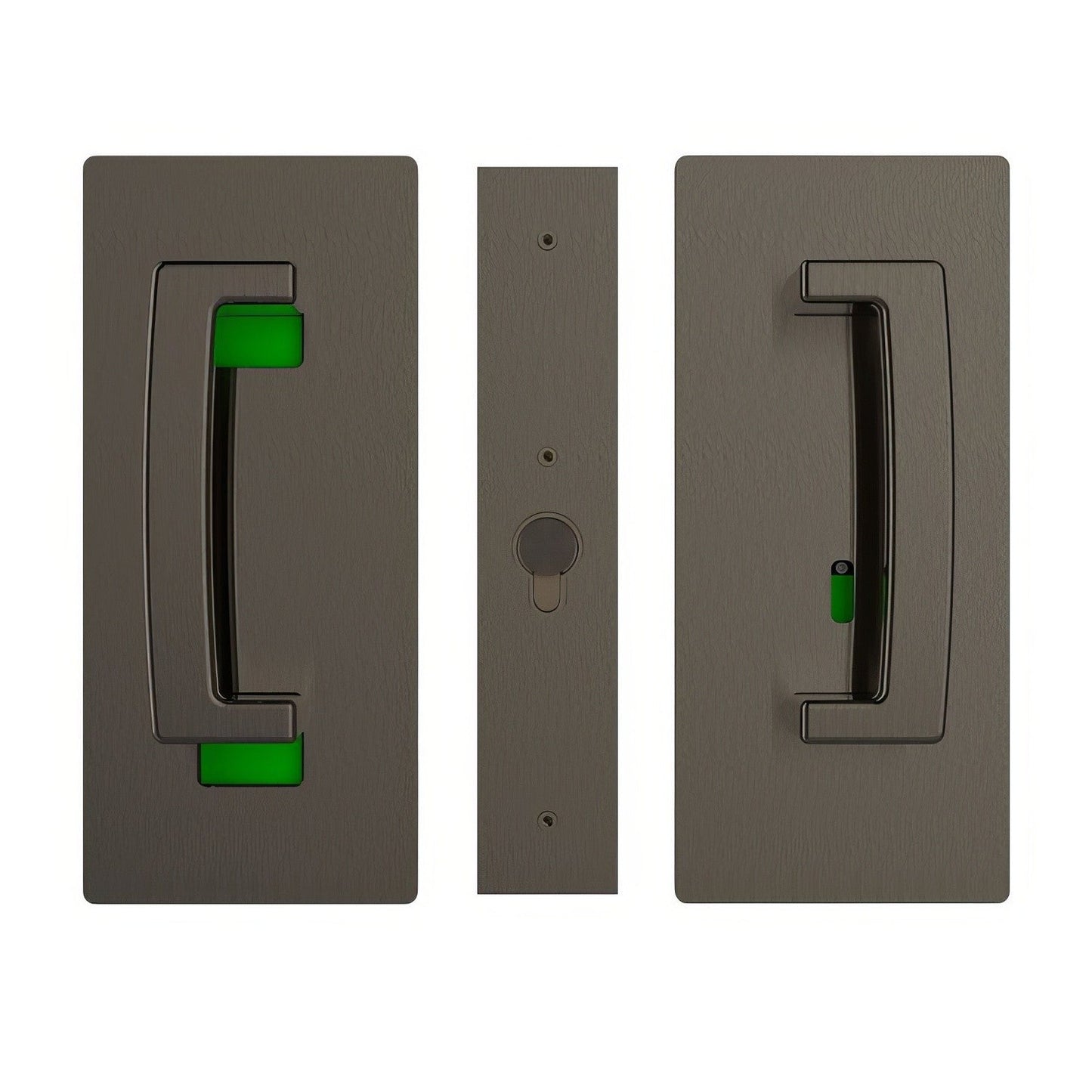 Cavilock CL406B034 ADA Privacy Pocket Door Set with Left Handed Snib for 1-3/4" Doors