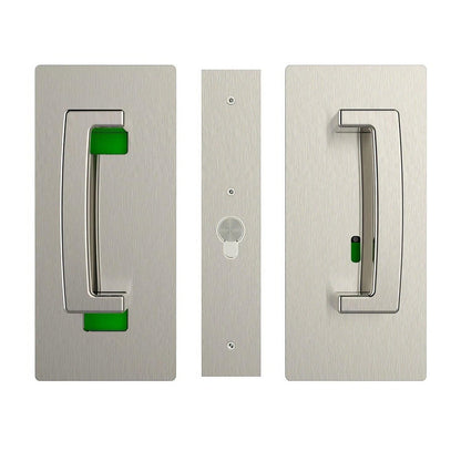 Cavilock CL406B029 ADA Privacy Pocket Door Set with Left Handed Snib for 1-3/8" Doors
