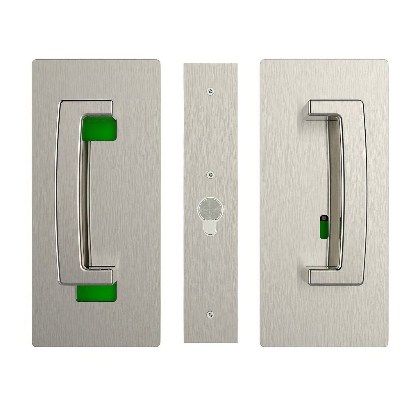 Cavilock CL406B034 ADA Privacy Pocket Door Set with Left Handed Snib for 1-3/4" Doors