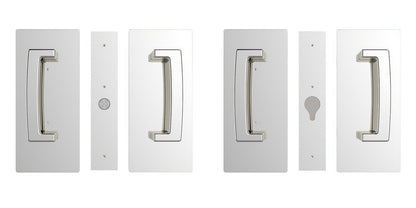 Cavilock CL406D029 ADA Bi-Parting Passage Pocket Door Set with Magnetic Latch for 1-3/4 Inch Thick Doors