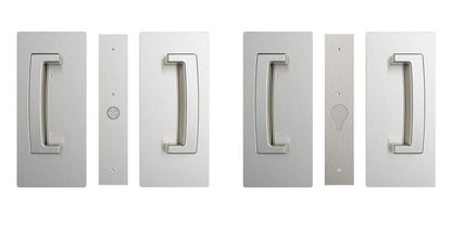 Cavilock CL406D028 ADA Bi-Parting Passage Pocket Door Set with Magnetic Latch for 1-3/8 Inch Thick Doors