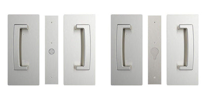 Cavilock CL406D028 ADA Bi-Parting Passage Pocket Door Set with Magnetic Latch for 1-3/8 Inch Thick Doors