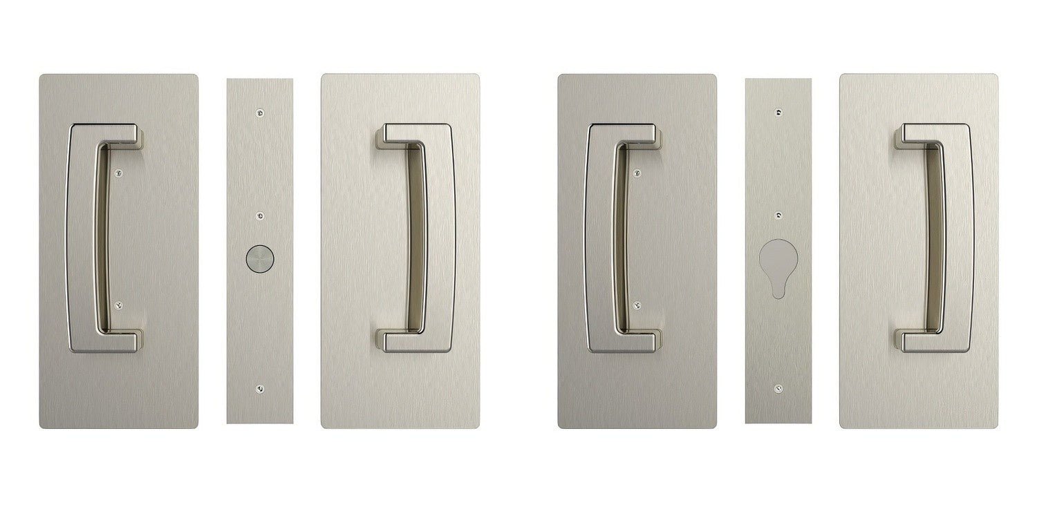 Cavilock CL406D028 ADA Bi-Parting Passage Pocket Door Set with Magnetic Latch for 1-3/8 Inch Thick Doors