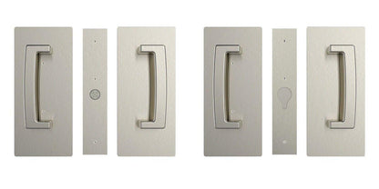 Cavilock CL406D029 ADA Bi-Parting Passage Pocket Door Set with Magnetic Latch for 1-3/4 Inch Thick Doors