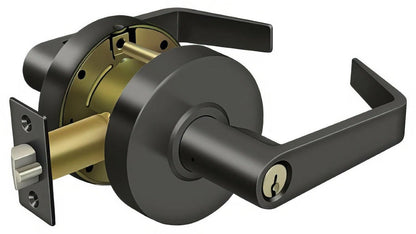 Deltana CL500EVC Clarendon Single Cylinder Grade 2 Door Lever