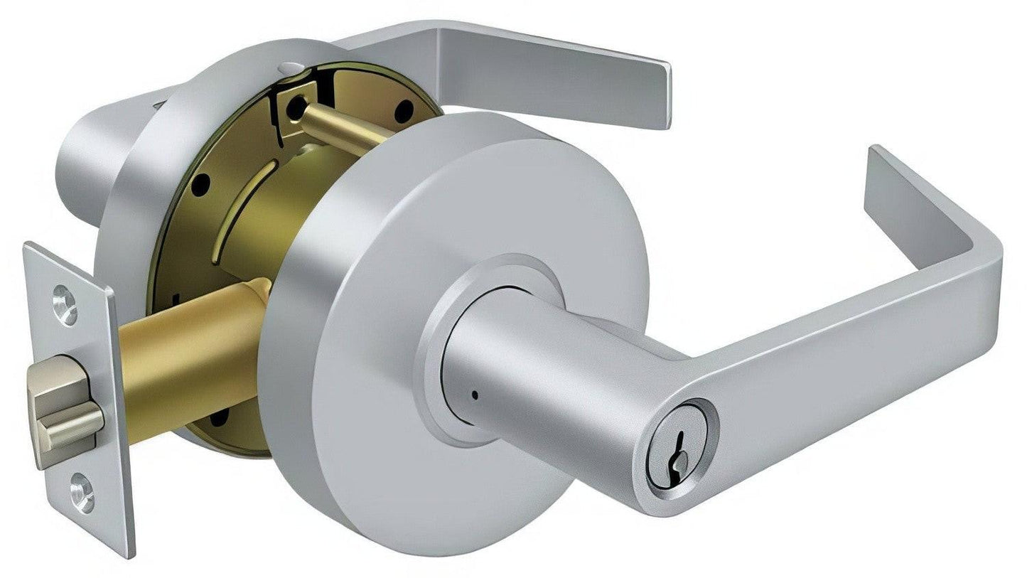 Deltana CL500EVC Clarendon Single Cylinder Grade 2 Door Lever
