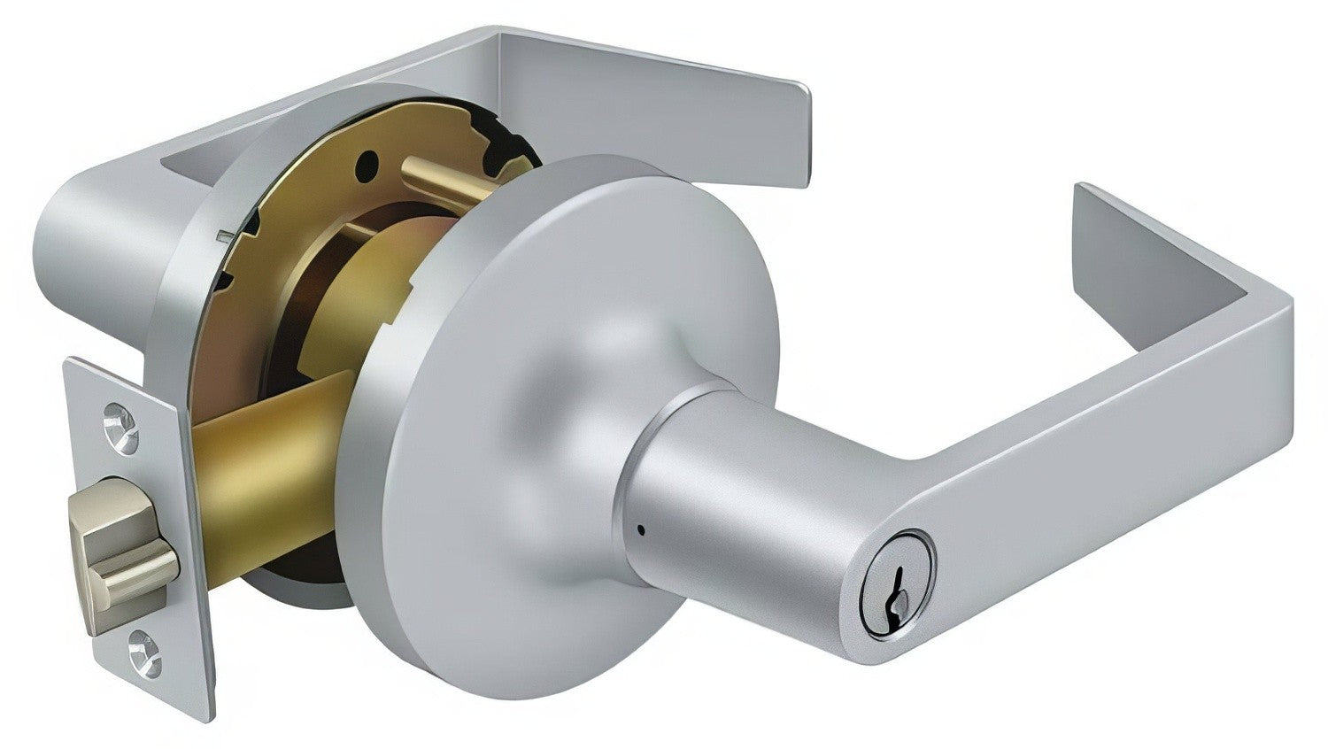 Deltana CL500FLC Clarendon Grade 1 Single Cylinder Door Lever.